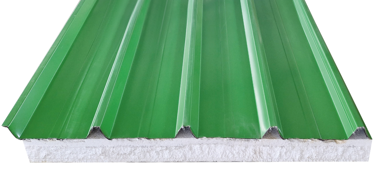 Sandwich panels for roofing